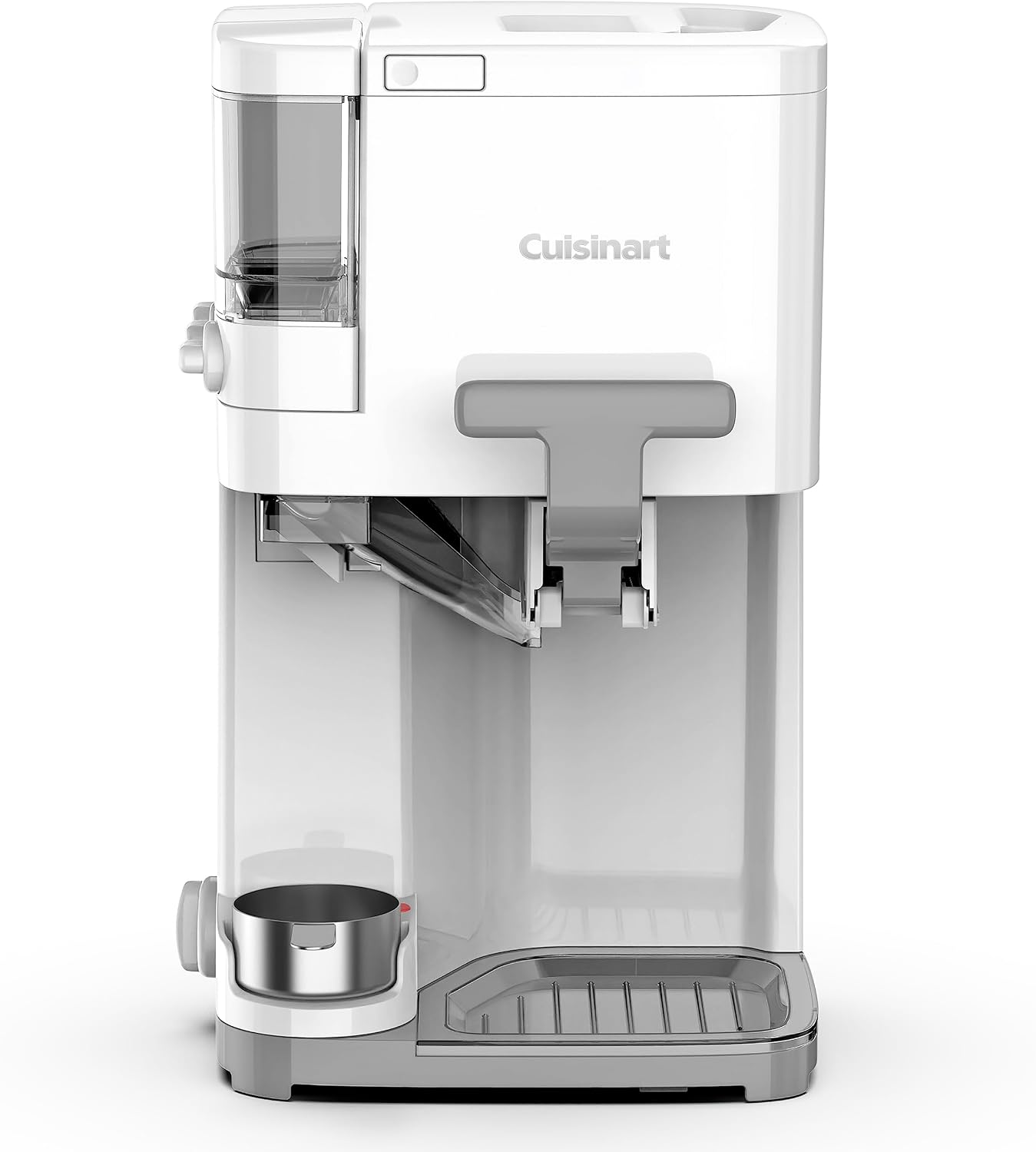 Cuisinart Soft Serve Ice Cream Machine – Mix It In Ice Cream Maker for Frozen Yogurt, Sorbet, Gelato, Drinks 1.5 Quart, White, ICE-48