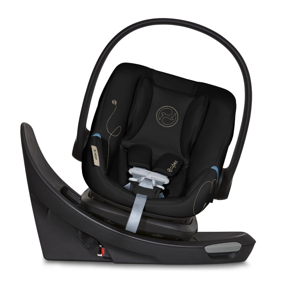Cybex Aton G Swivel SensorSafe Infant Car Seat – Moon Black