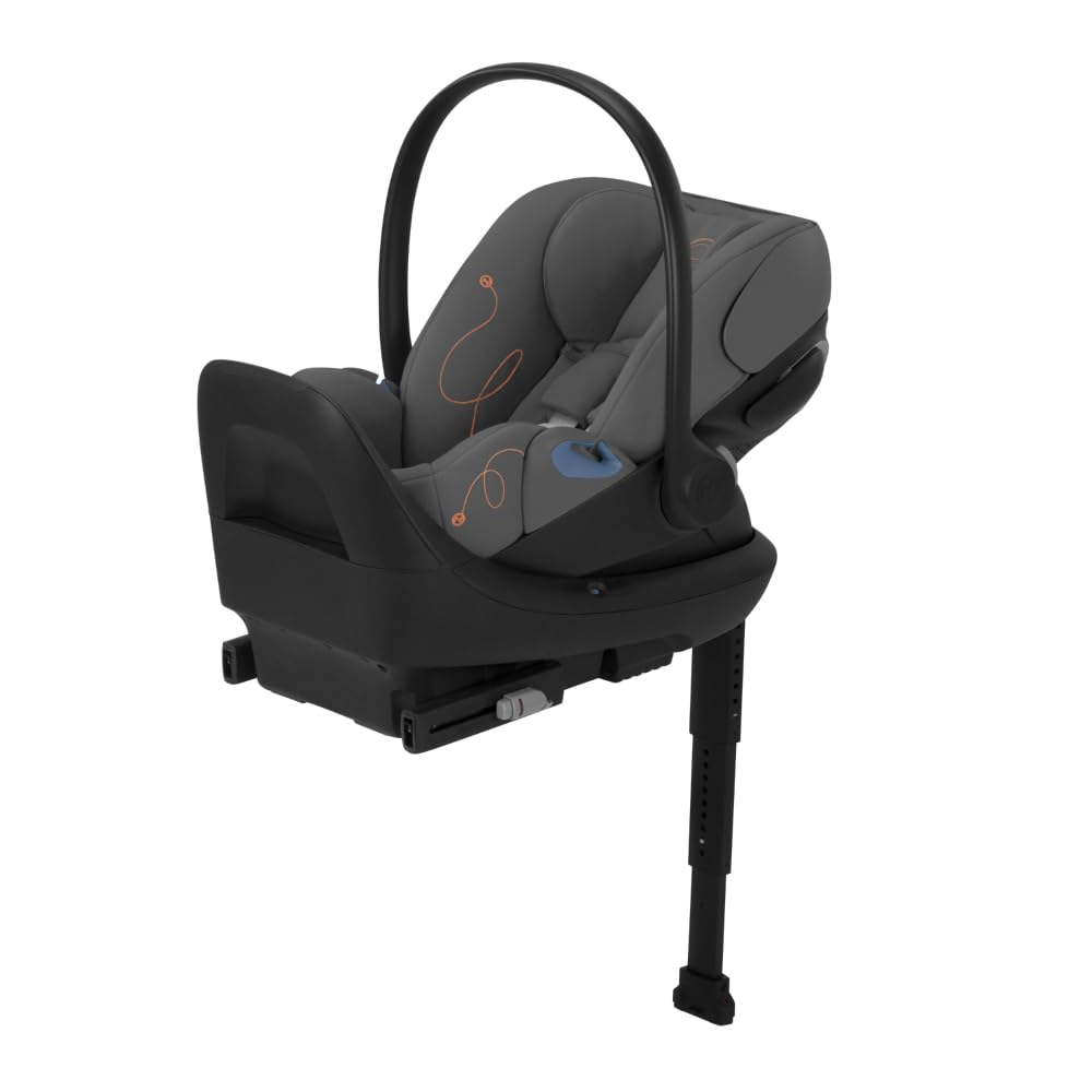 Cybex Cloud G Lux SensorSafe Comfort Extend Reclining Infant Car Seat – Lava Grey