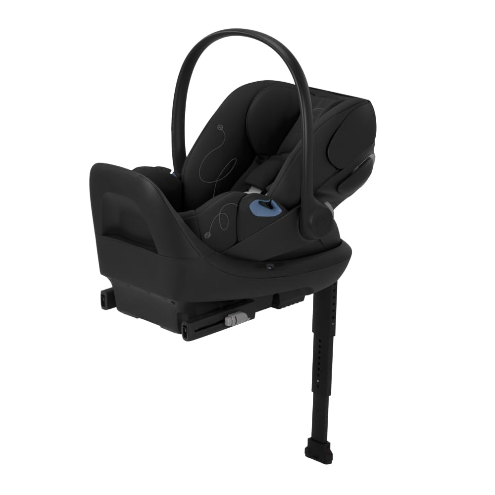 Cybex Cloud G Lux SensorSafe Comfort Extend Reclining Infant Car Seat – Moon Black