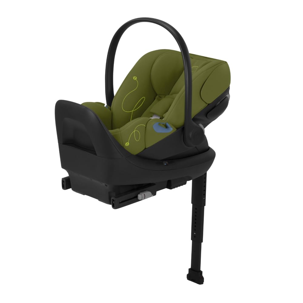 Cybex Cloud G Lux SensorSafe Comfort Extend Reclining Infant Car Seat – Nature Green