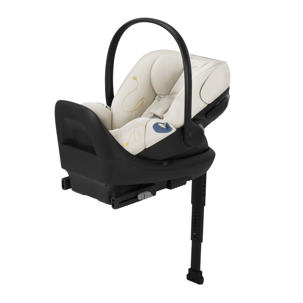 Cybex Cloud G Lux SensorSafe Comfort Extend Reclining Infant Car Seat – Seashell Beige