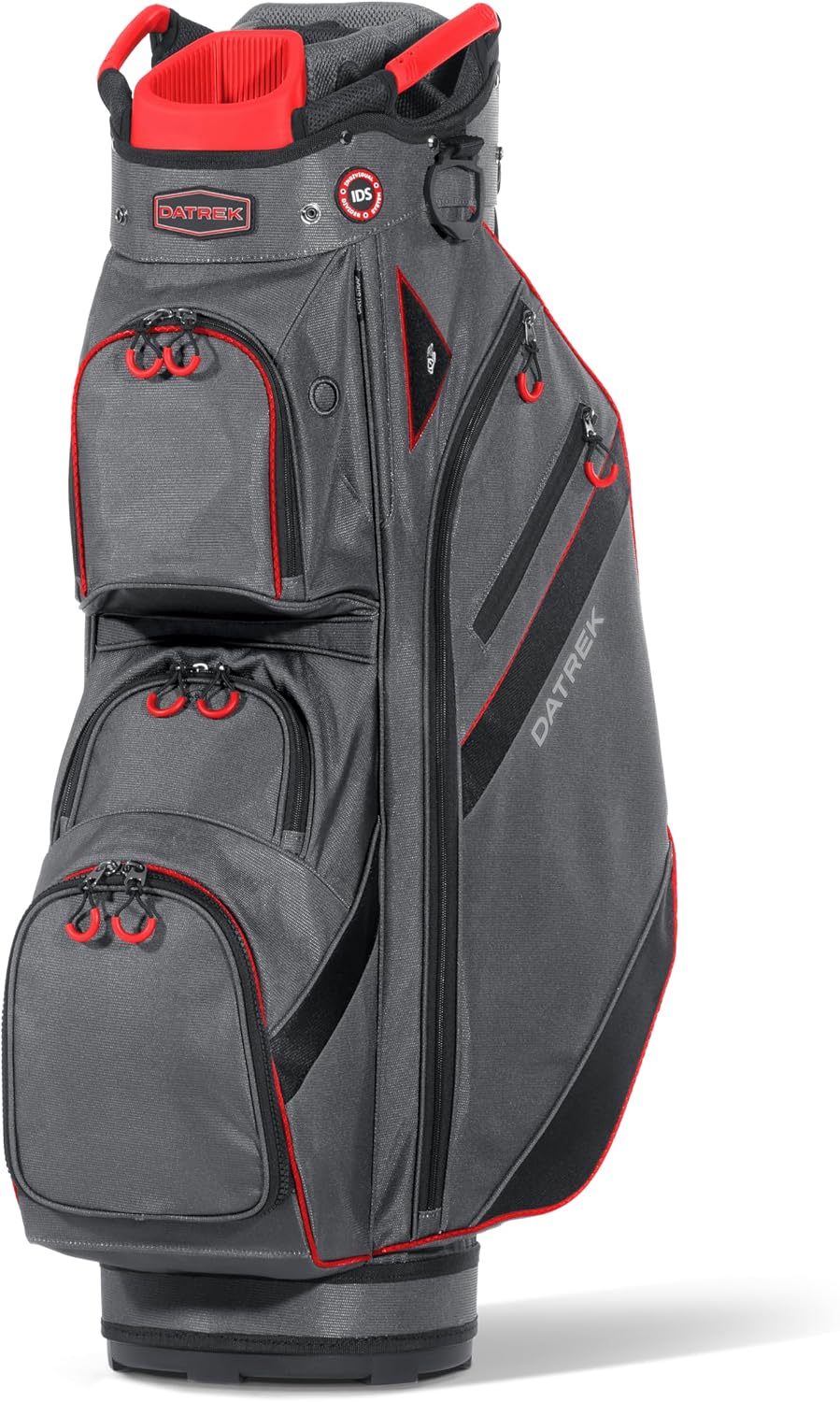 Datrek DG Lite III Golf Cart Bag, Charcoal/Red/Black