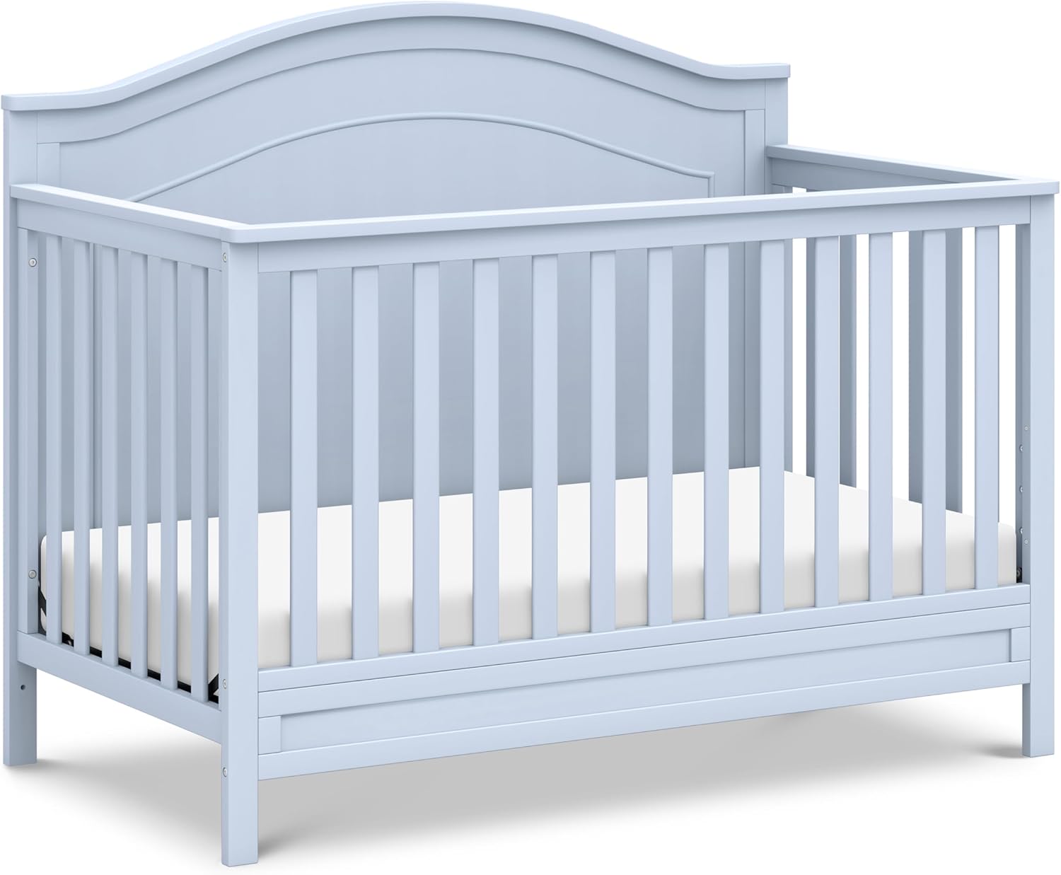 DaVinci Charlie 4-in-1 Baby Crib Convertible to Toddler Bed, Daybed, Full-Size Bed – Powder Blue