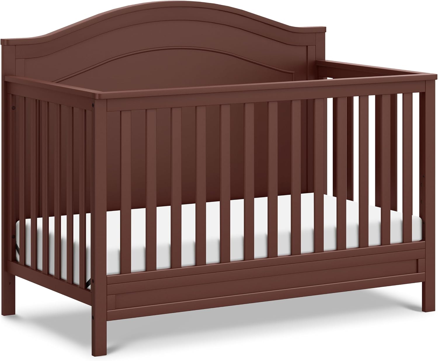 DaVinci Charlie 4-in-1 Convertible Crib – GREENGUARD Gold Certified – Wooden Chestnut Baby Bed