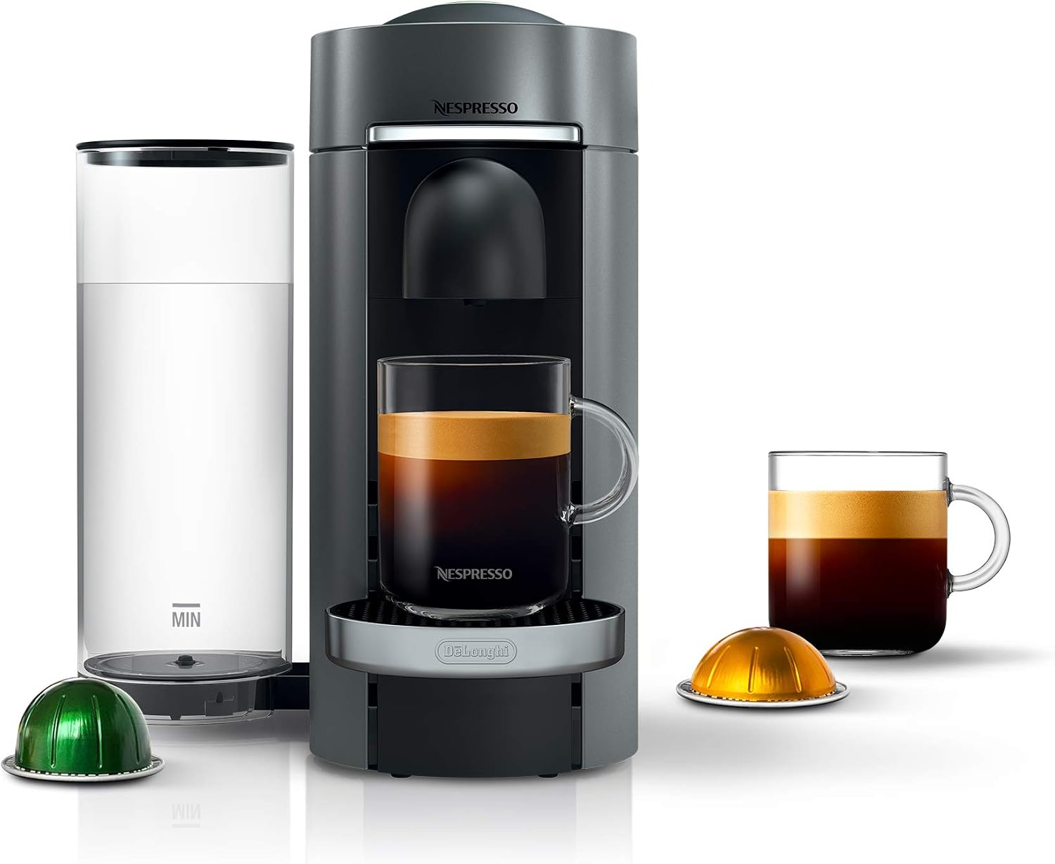 De’Longhi Nespresso Vertuo Plus Coffee and Espresso Maker by De’Longhi, Titan