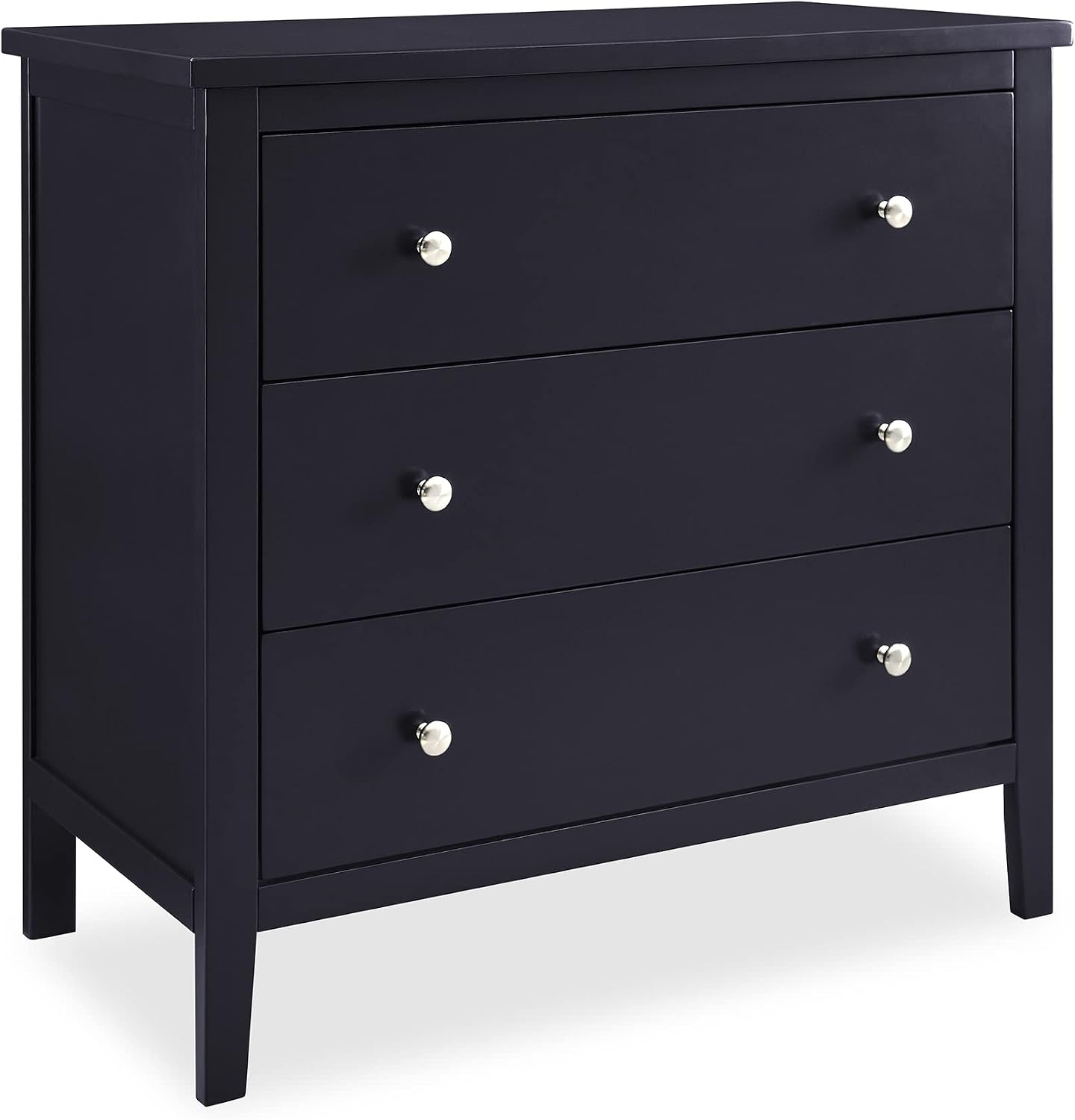 Delta Children Campbell 3 Drawer Dresser, Midnight Grey
