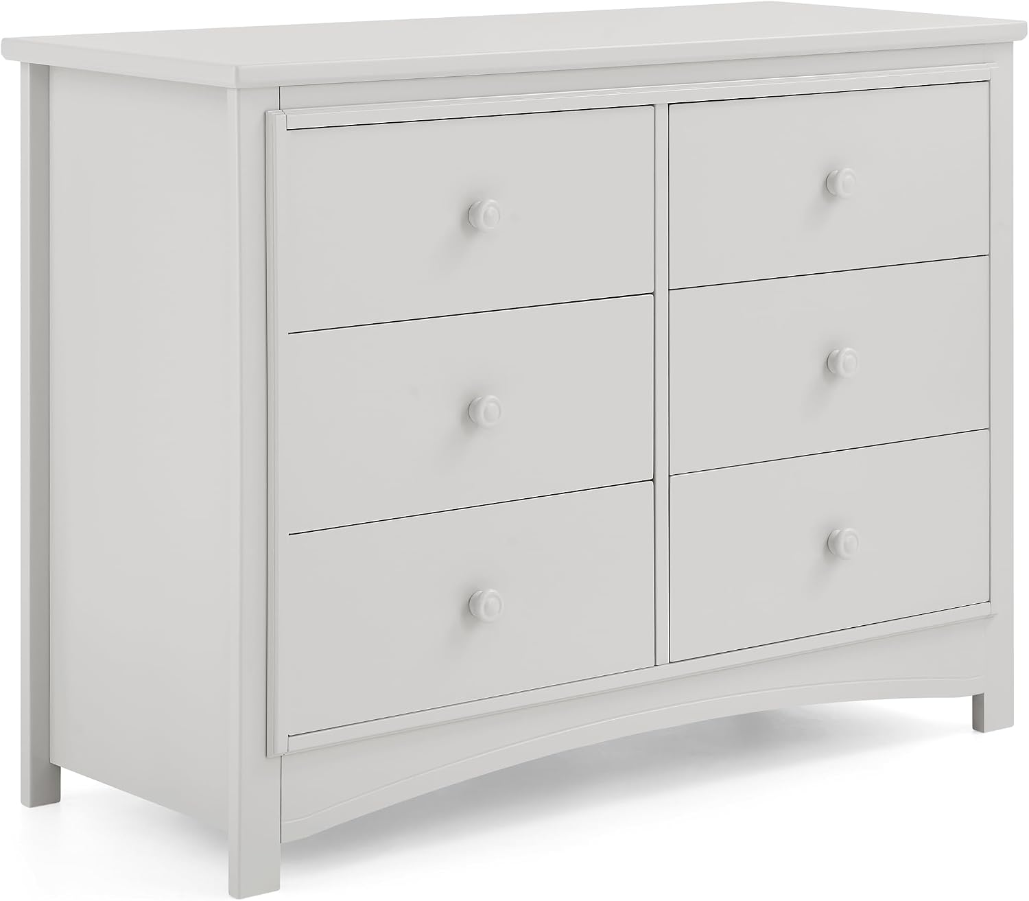 Delta Children Perry 6 Drawer Dresser – Greenguard Gold Certified, Moonstruck Grey