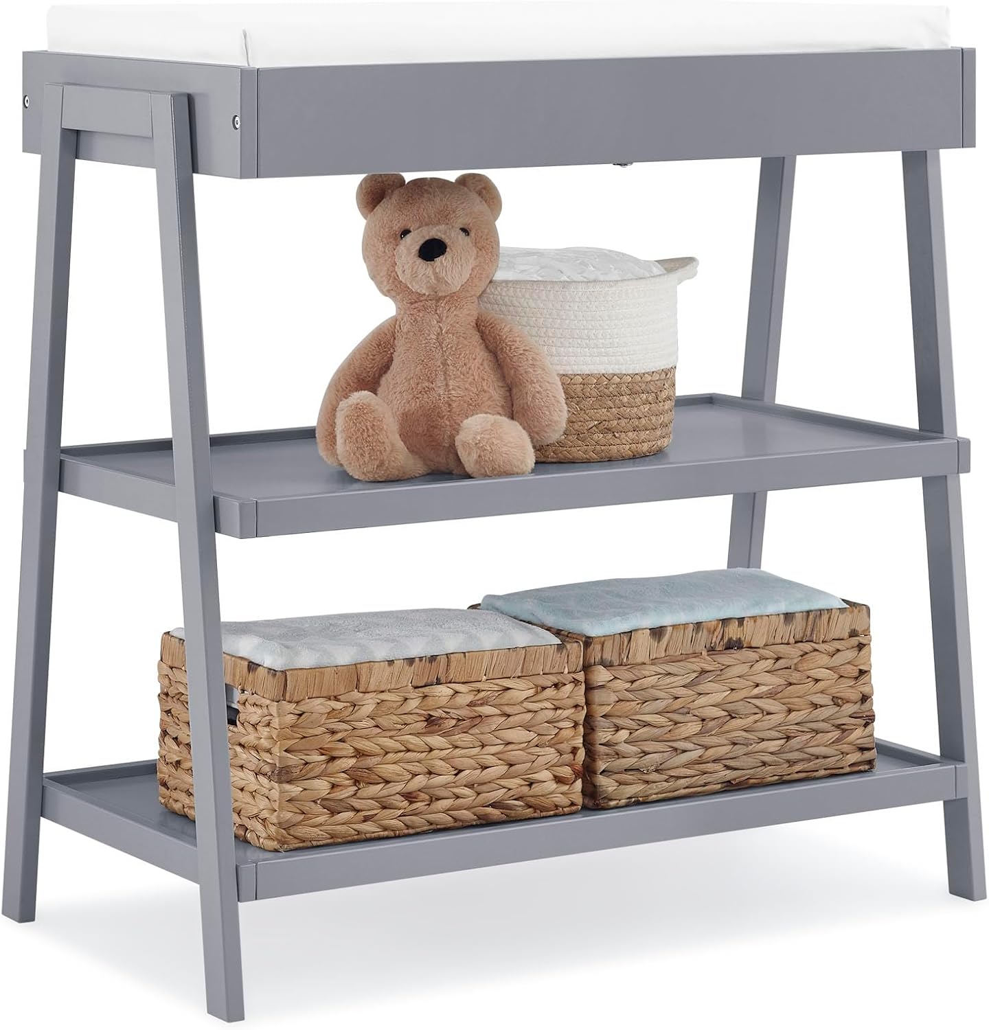 Delta Children Scout Changing Table – Greenguard Gold Certified, Grey
