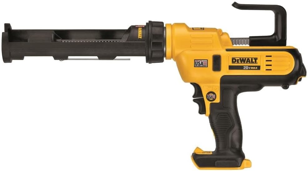 DEWALT DCE560B 20V MAX Caulking Gun, Cordless, 10oz, Variable Speed Trigger, Interchangeable Canister Trays, Bare Tool Only