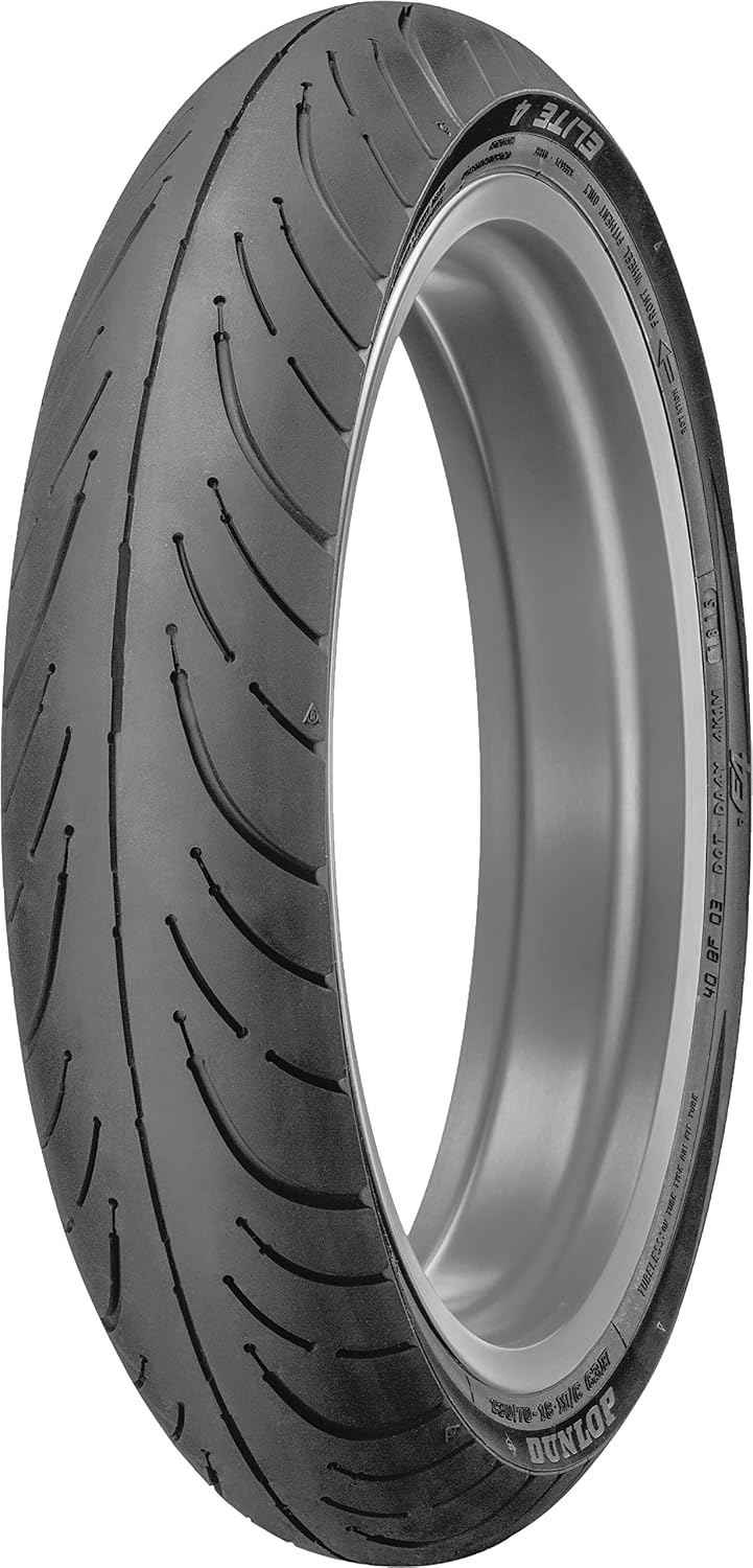 Dunlop Elite 4 Front Motorcycle Tire 130/70R-18 (63H) – Fits: Harley-Davidson CVO Road King FLHRSE 2007-2008