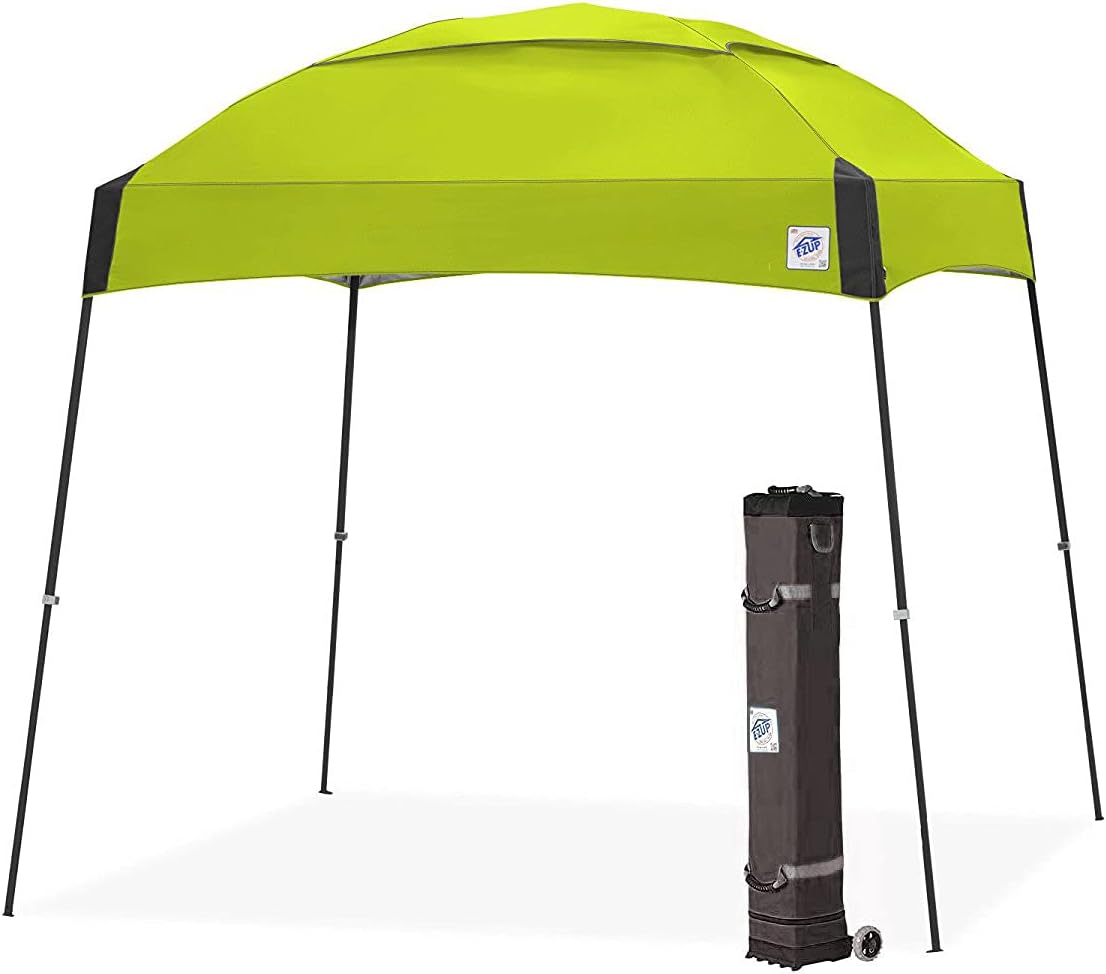 E-Z UP Dome Instant Shelter Canopy, 10 by 10′, Limeade