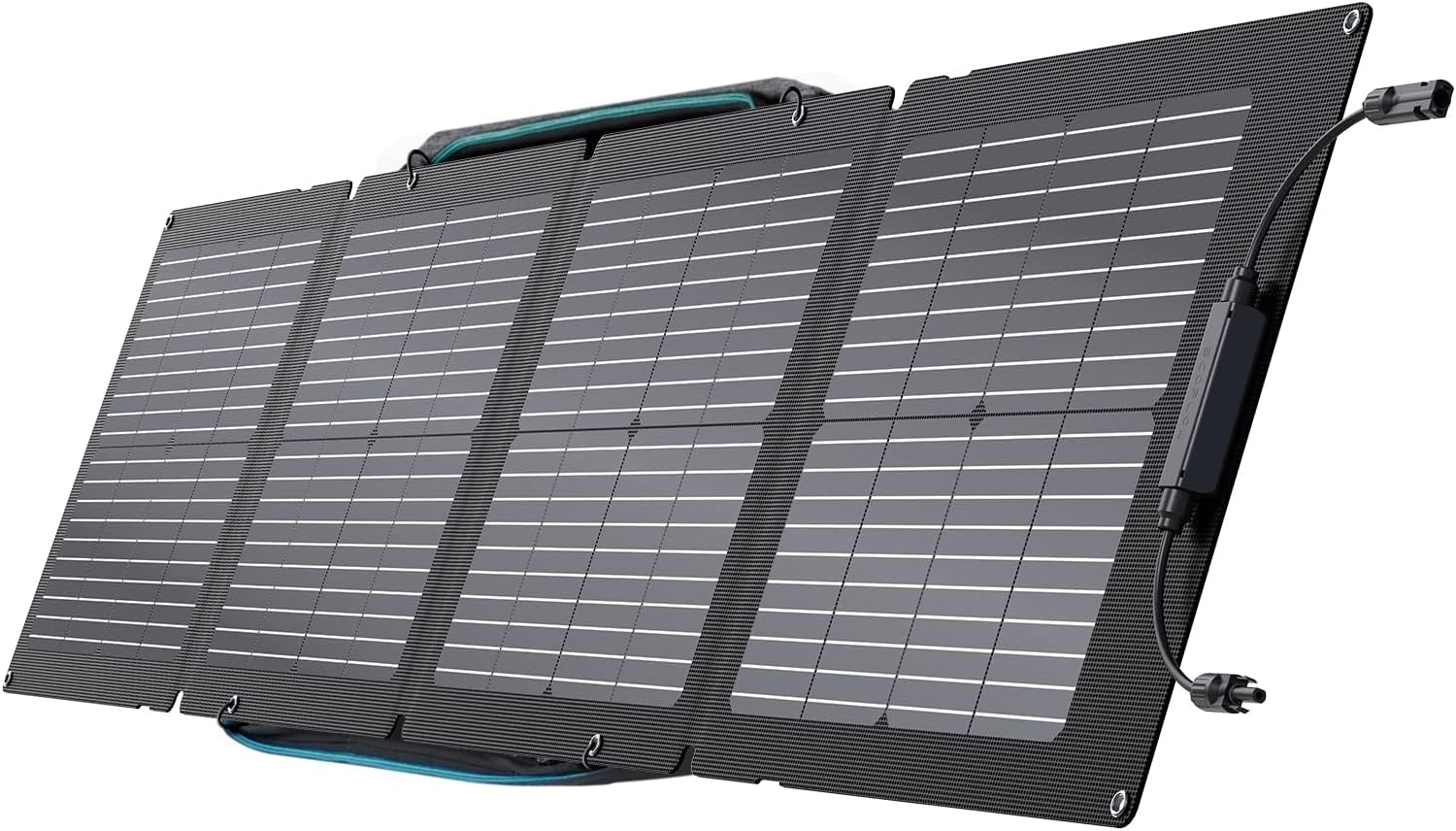 EF ECOFLOW 110W Portable Solar Panel, Foldable Monocrystalline with Carry Case, 23% Efficiency, IP68 Waterproof for Camping RV Backyard