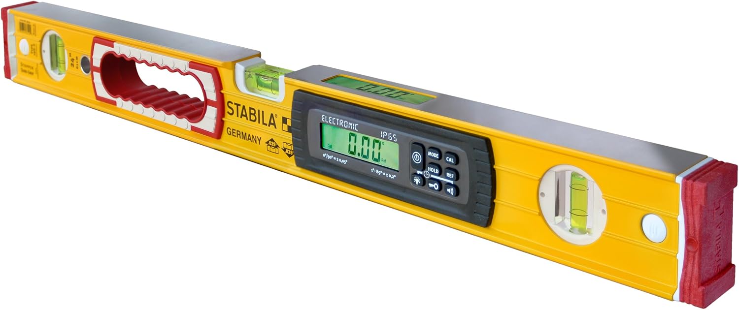 Electronic Level, 24 in.L, Yellow