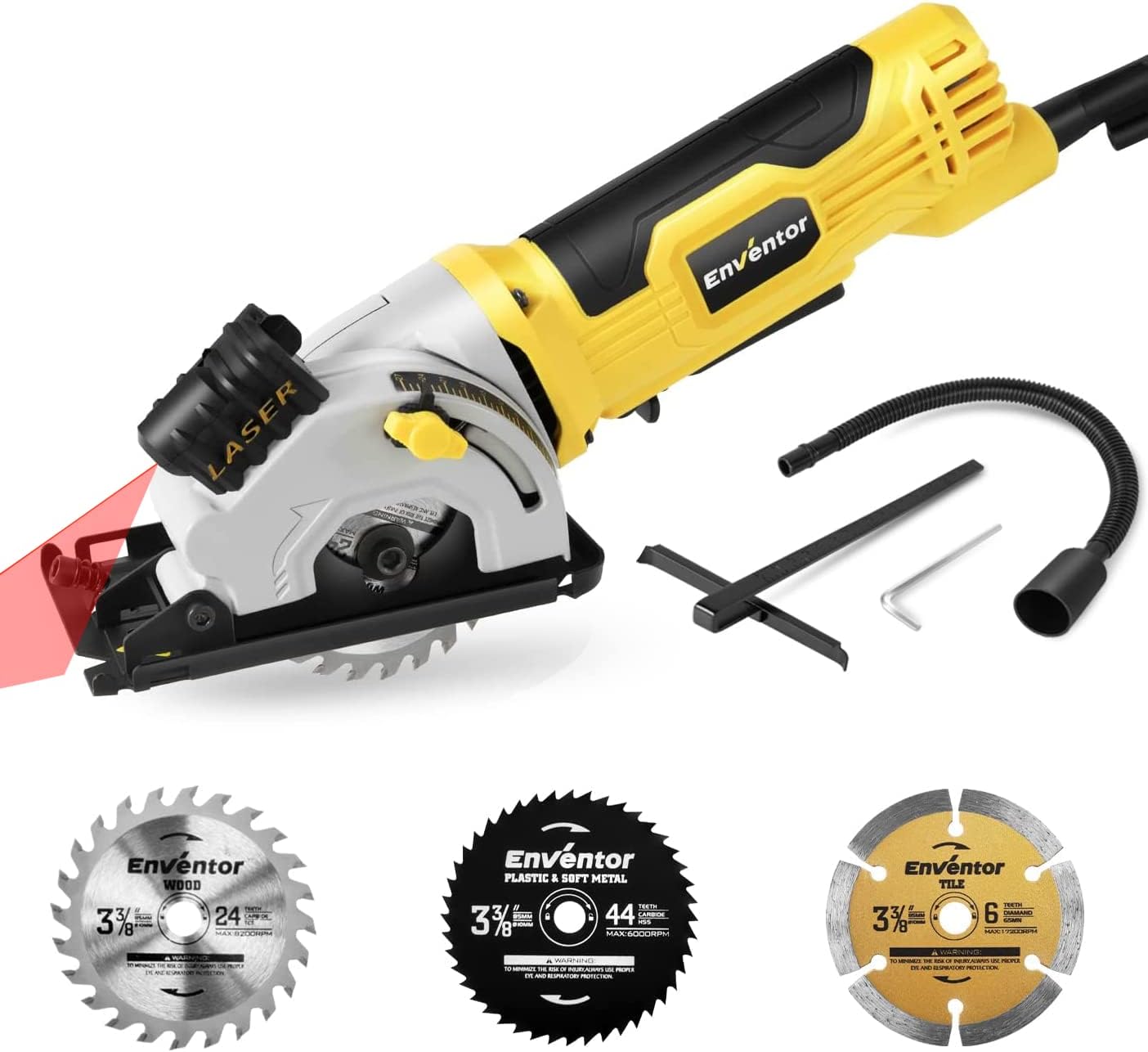 ENVENTOR 4.8A Electric Circular Saw Corded