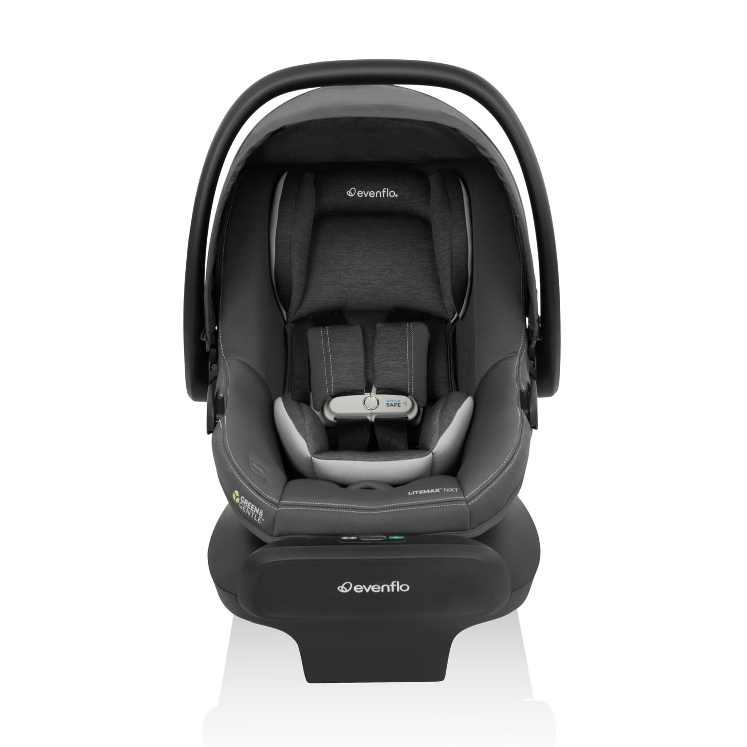 Evenflo LiteMax NXT Infant Car Seat with SensorSafe (Anchor Gray)