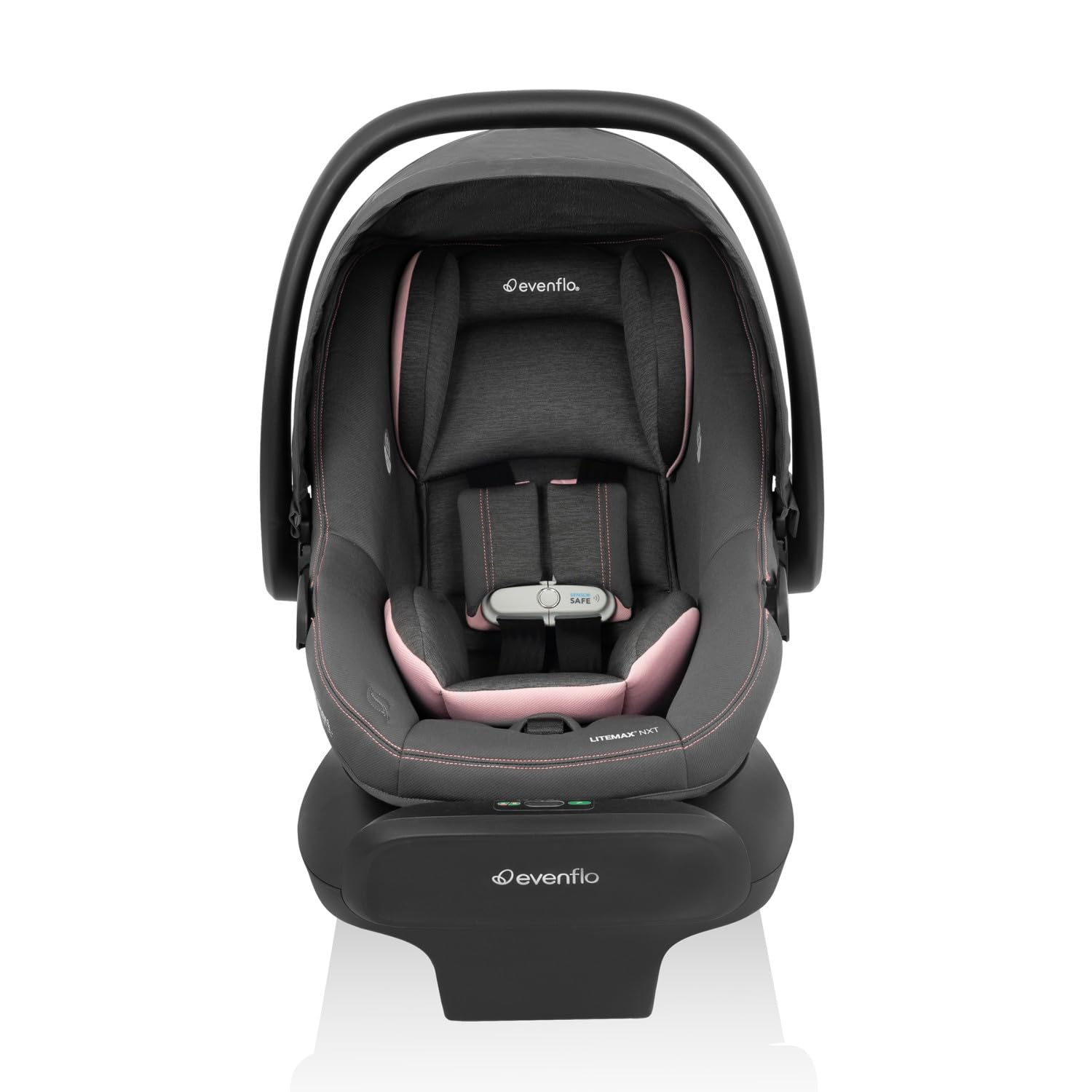 Evenflo LiteMax NXT Infant Car Seat with SensorSafe (Primrose Pink)