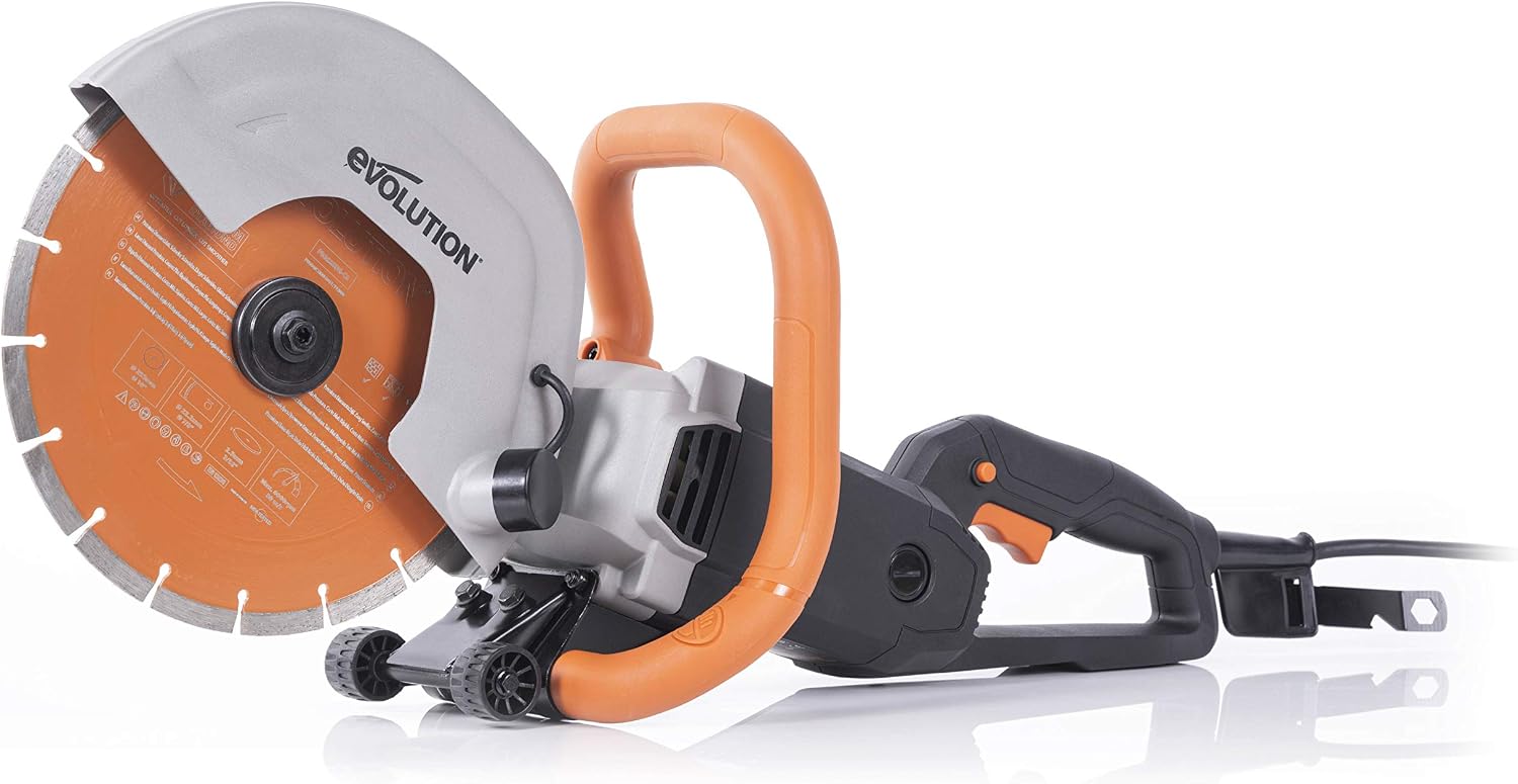 Evolution R255DCT 15A 120V, 10 in. Electric Concrete Cut-Off Power Saw
