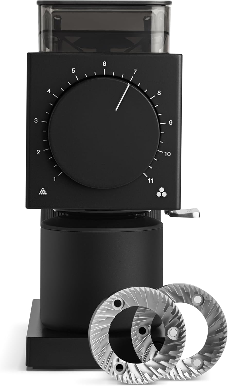 Fellow Gen 2 Ode Brew Grinder – Burr, Electric Coffee Bean Grinder w 31 Settings for Drip, French Press & Cold Brew – Small Footprint – Matte Black