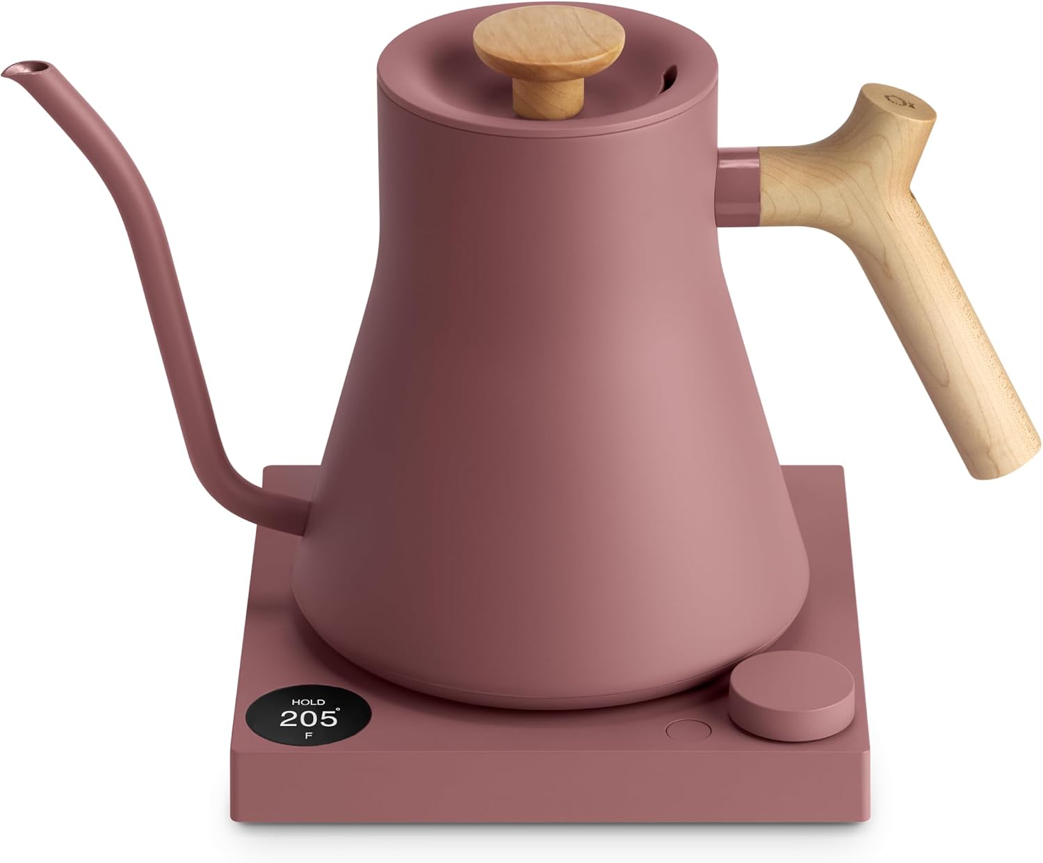 Fellow Stagg EKG Pro Electric Gooseneck Kettle – Pour-Over Coffee & Tea Pot, Stainless Steel, Quick Heating, Desert Rose, 0.9 Liter