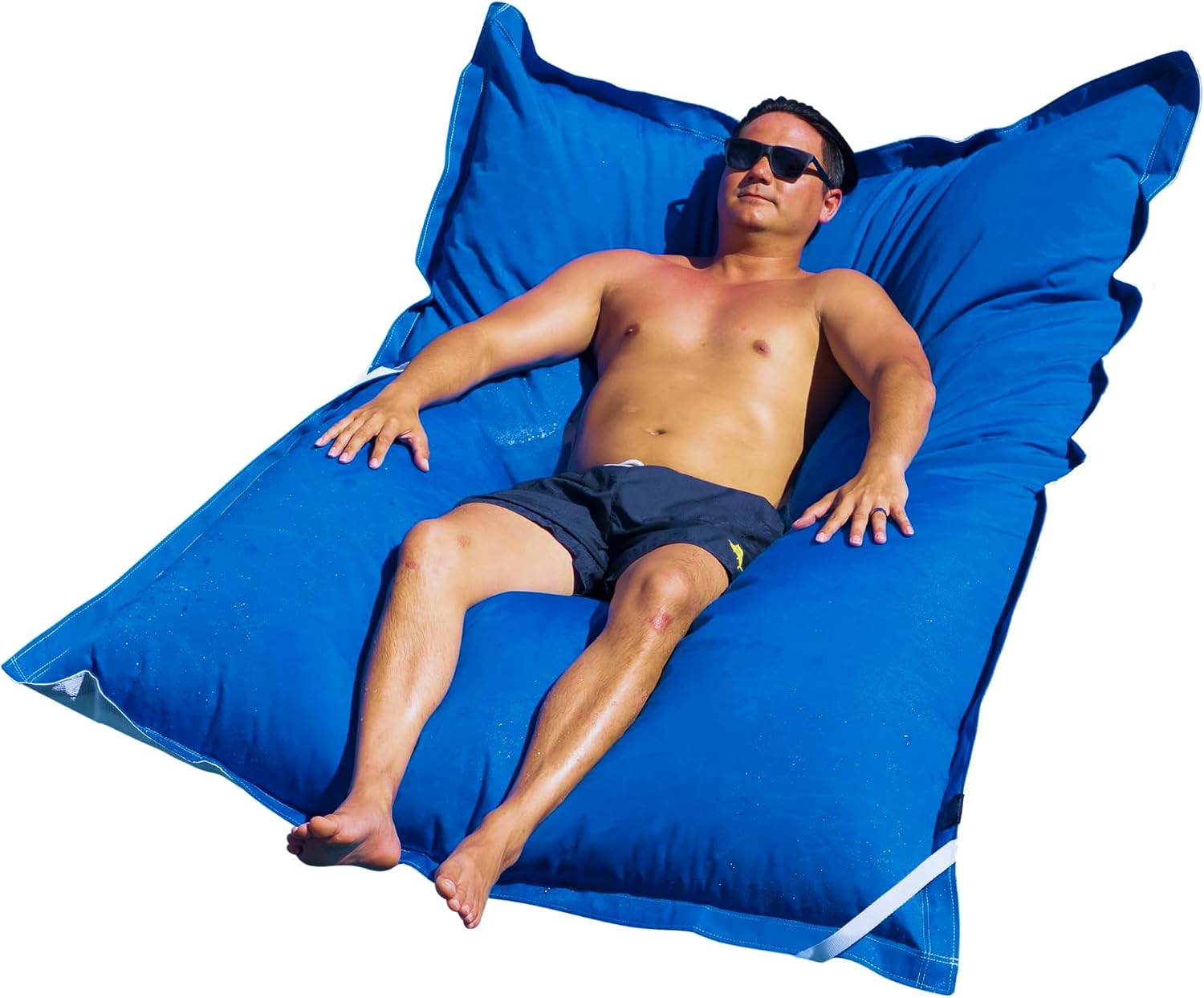 Floating Luxuries King Kai Adult Pool Float, Fade-Resistant Marine-Grade Fabric, Floating Raft, Resort-Like Comfort, 58 in x 72 in – Aruba