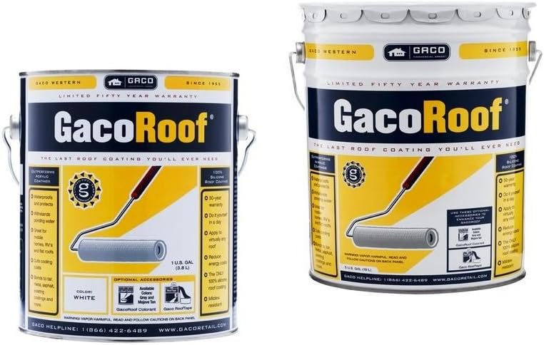 GacoRoof GR1600 100% Silicone Roof Coating