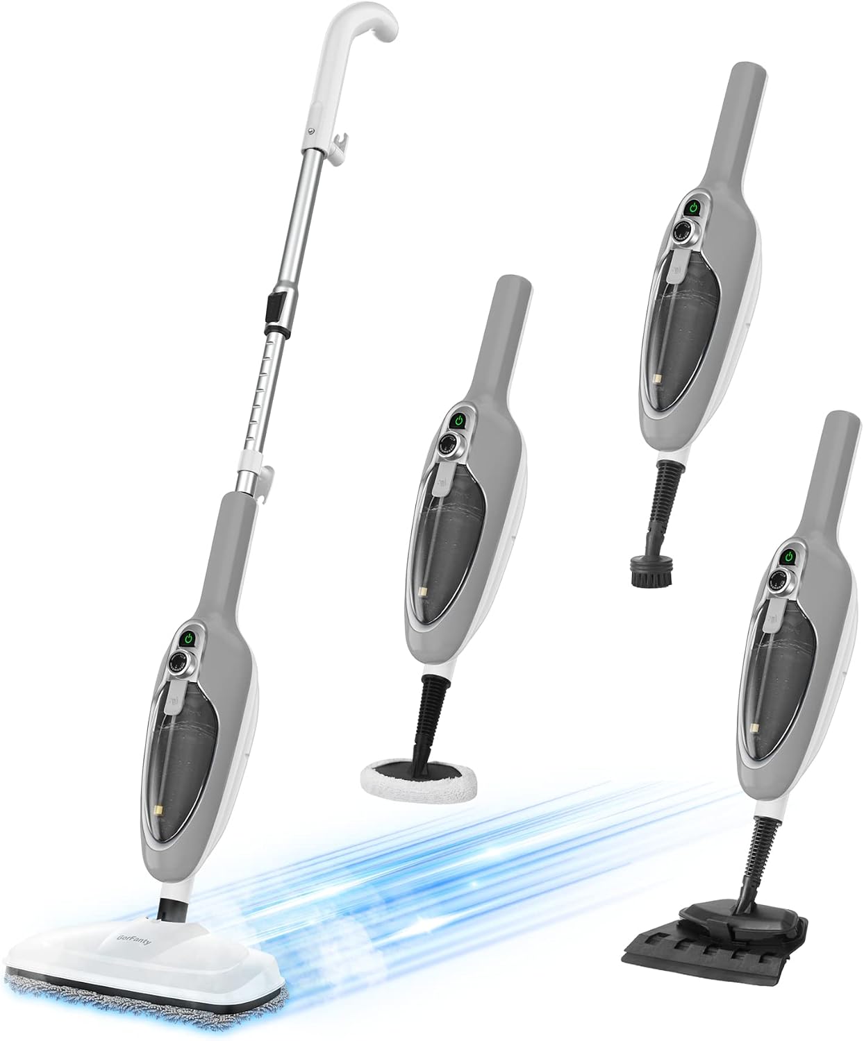 GorFanty Steam Mop – 10-in-1 MultiPurpose Handheld Steam Cleaner Detachable Floor Steamer