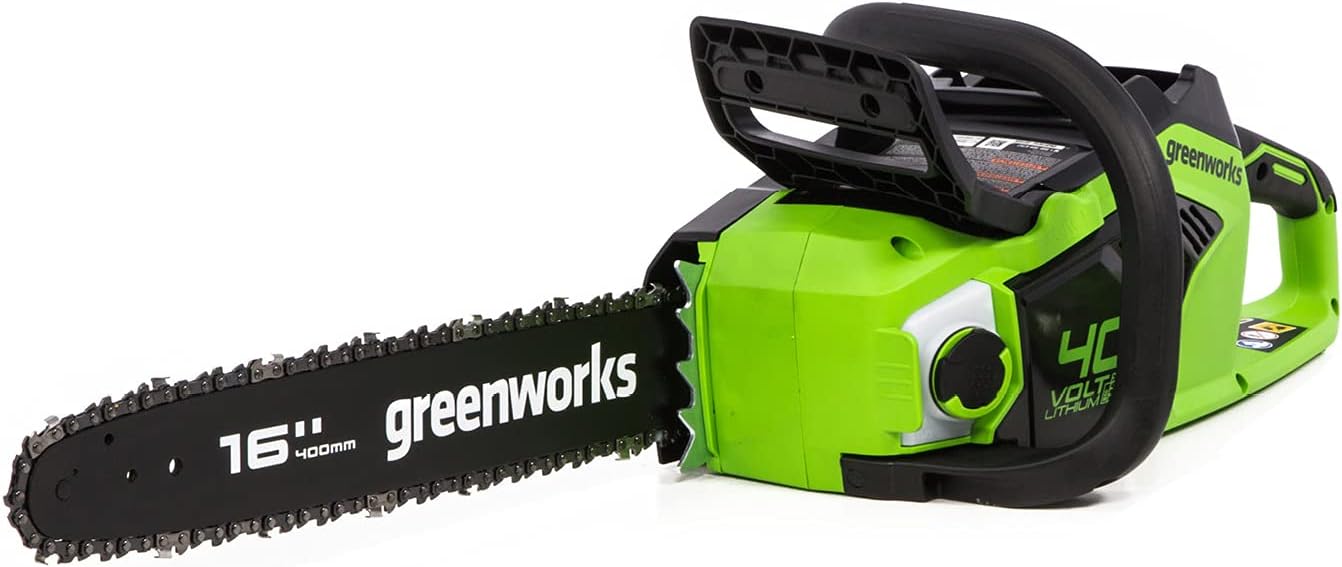 Greenworks 40V 16″ Cordless Battery Chainsaw (Tool Only) – CS40L02