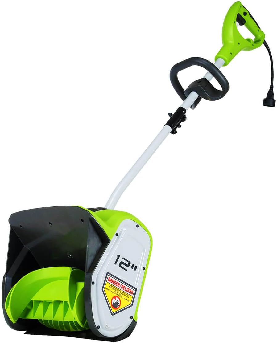 Greenworks 8 Amp 12 inch Electric Snow Shovel