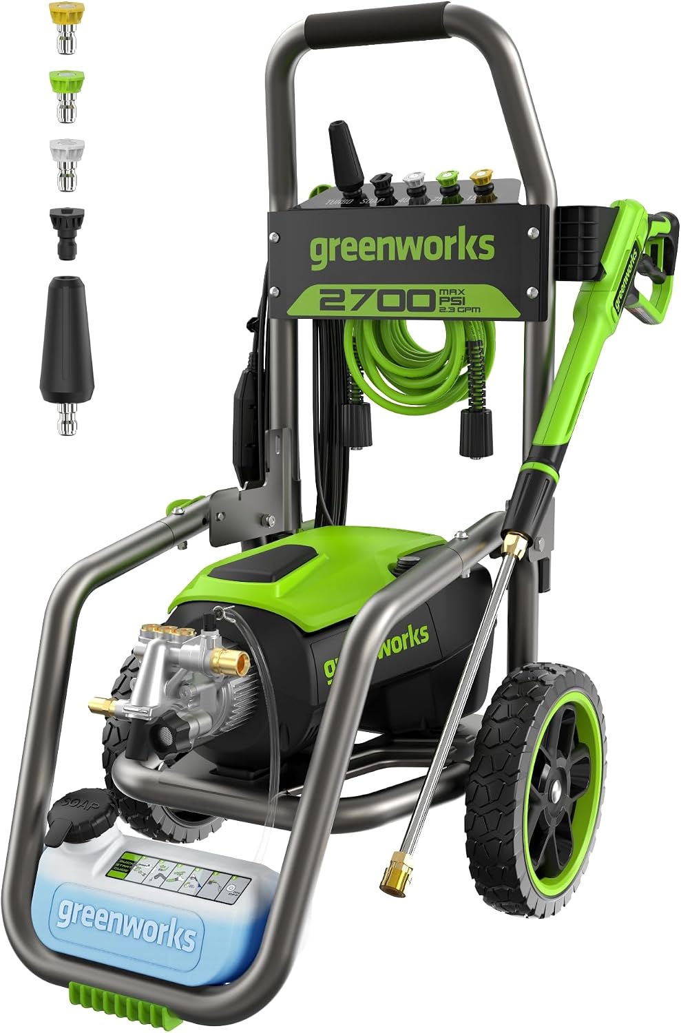Greenworks Pro Brushless 2700 PSI (CSA Certified) 2.3 GPM Max / 1.2 GPM Electric Pressure Washer