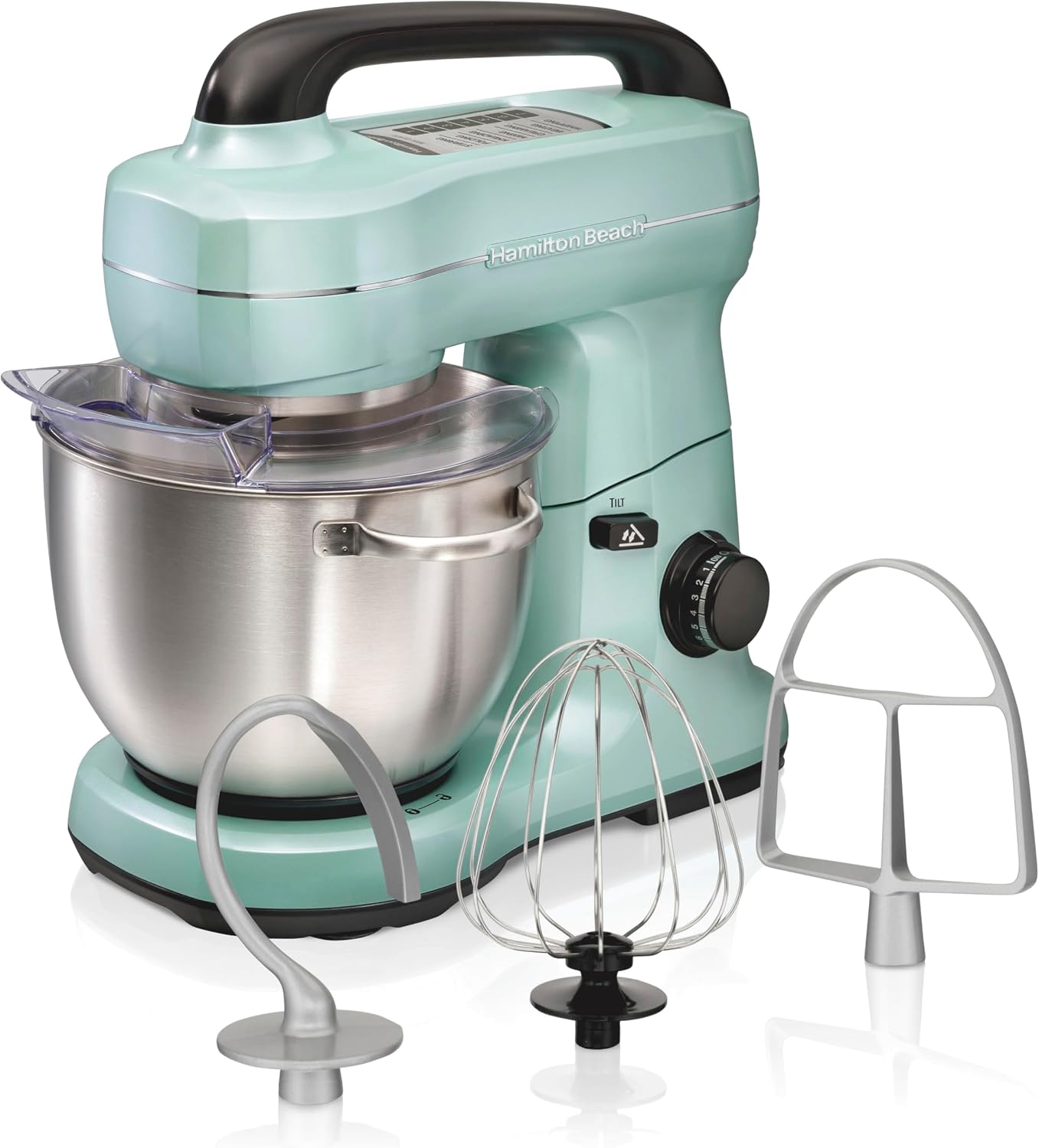 Hamilton Beach 7-Speed Stand Mixer & Attachments – Teal