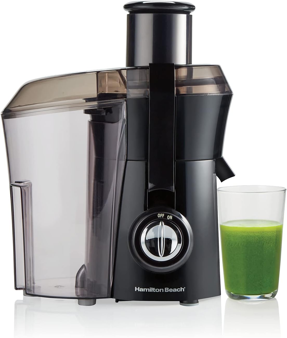 Hamilton Beach Juicer Machine, Big Mouth Large 3” Feed Chute, BPA Free, 800W Motor, Black