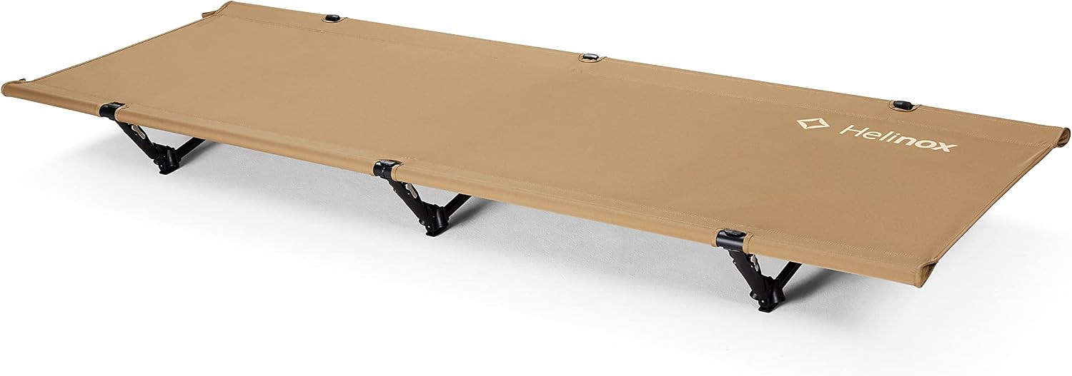 Helinox Cot One Lightweight, Compact, Collapsible, Portable Camping Cot, Regular, Coyote Tan