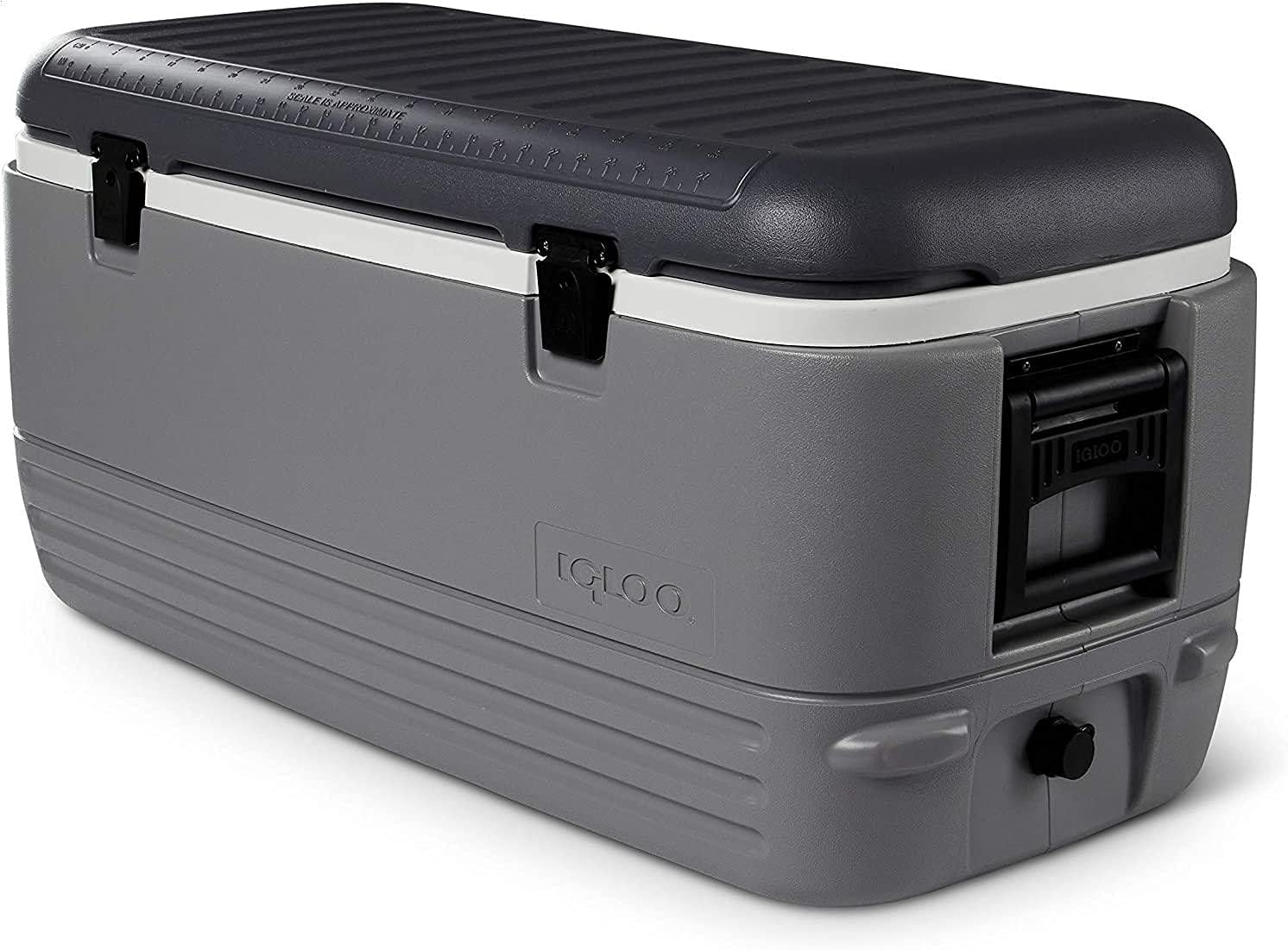 Igloo Coolers, Insulated Portable Hard Shell Ice Chest Cooler – Polar Grey