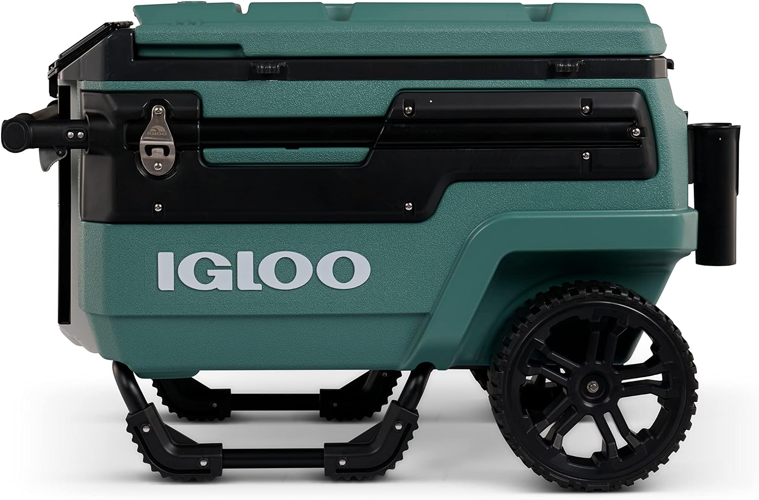 Igloo Trailmate Journey 70Qt Wheeled Cooler, Insulated Hard Shell Ice Chest, Medium Green