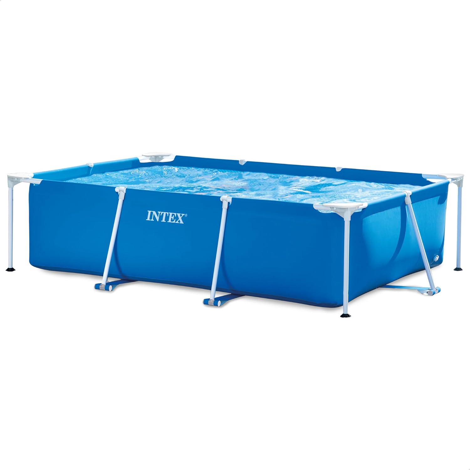 Intex Above-Ground Swimming Pool, Rectangular Frame 8.5ft x 26in, Ages 6 and Up