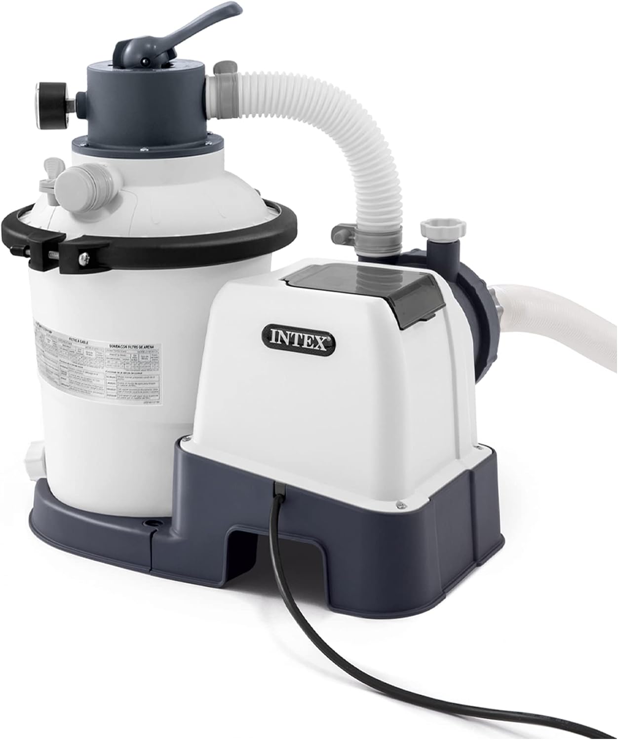 INTEX SX925 Krystal Clear Sand Filter Pump – 925 GPH Flow Rate for Above Ground Pools, Easy Setup & Enhanced Water Filtration