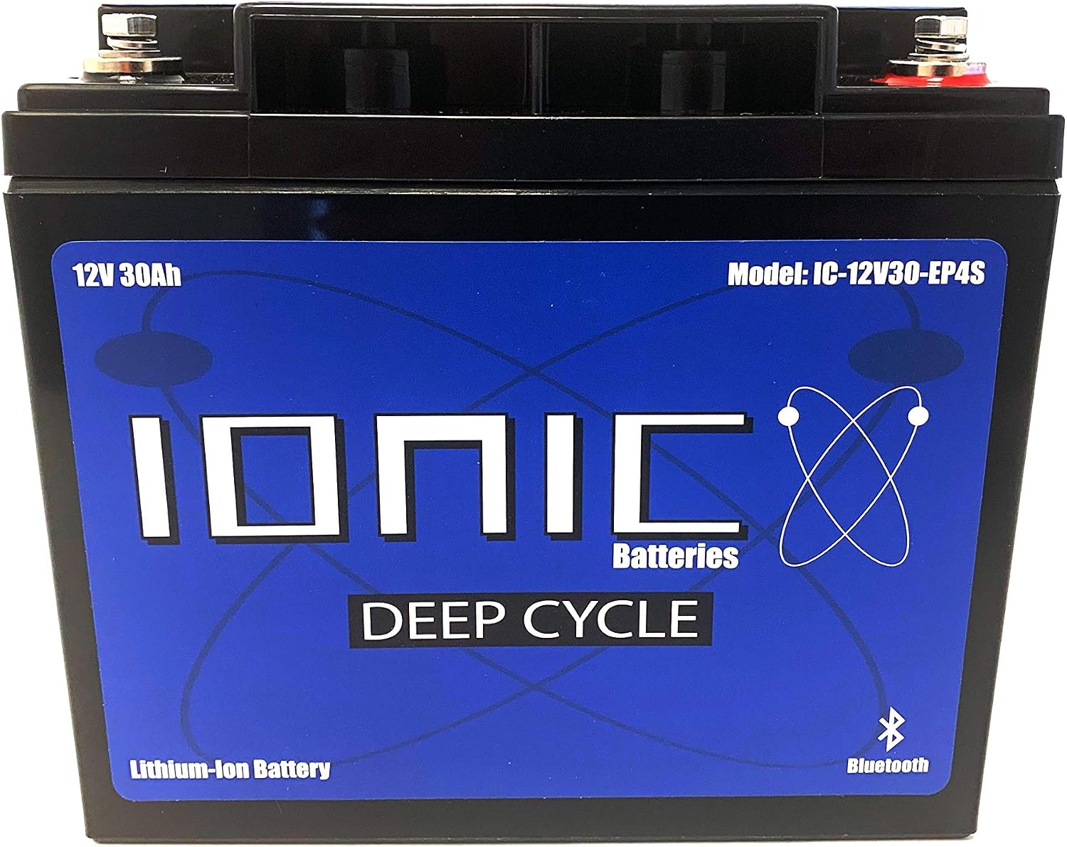 Ionic Lithium 12V 30Ah, LiFePO4 Deep Cycle Battery + Bluetooth