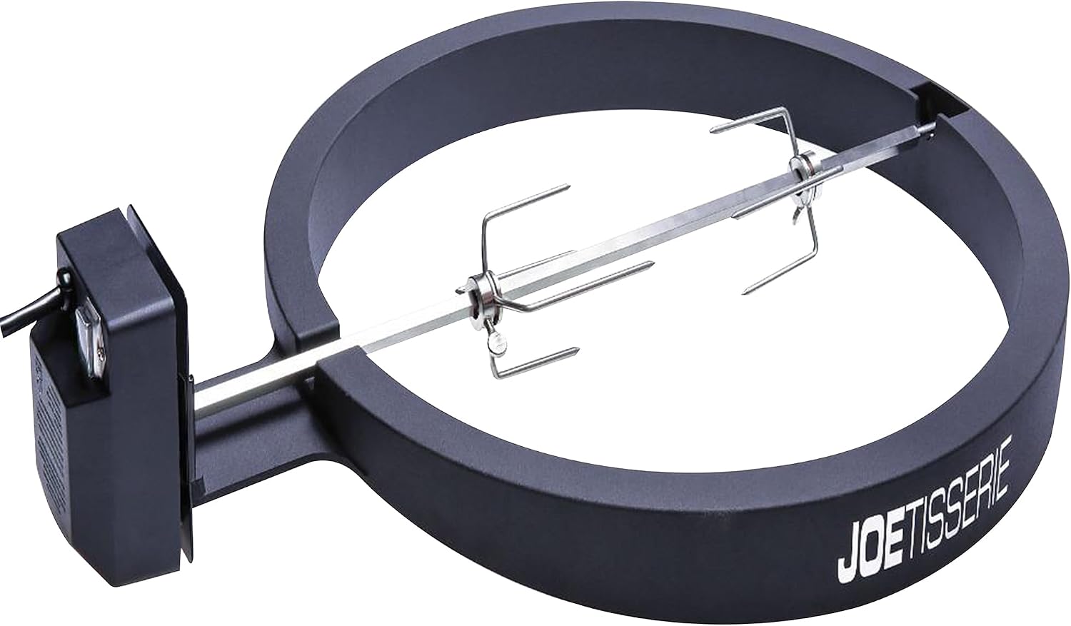 Kamado Joe JoeTisserie Rotisserie for 18″ Classic Joe Grills, SS Spit Rod Holds 50 lbs, Model KJ-TISSERIENA