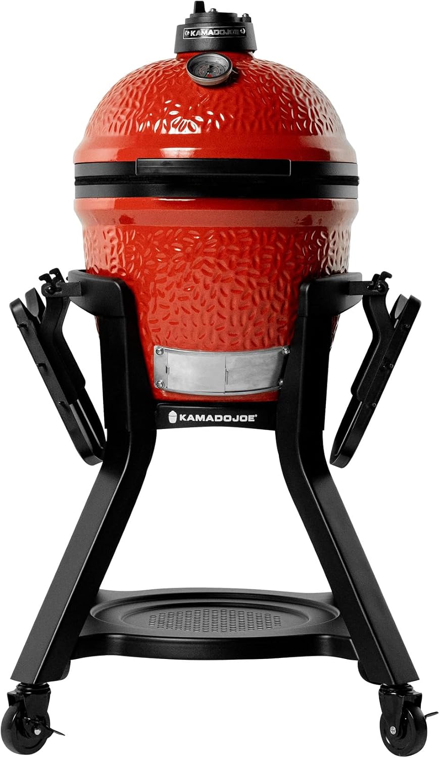 Kamado Joe KJ15112524 Joe Jr. Cart Stand with Shelves, Black