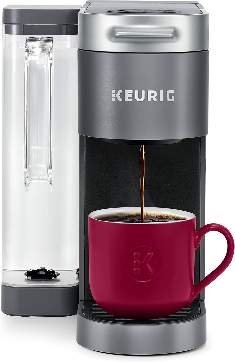 Keurig K-Supreme Coffee Maker, Single Serve K-Cup Pod Coffee Brewer Machine, With MultiStream Technology, 66 Oz Dual-Position Reservoir, Gray