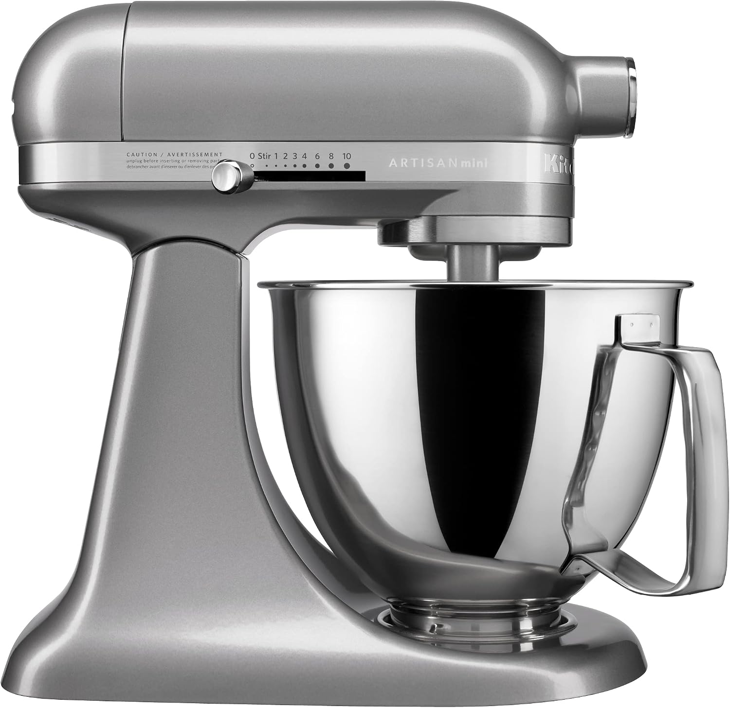 KitchenAid Artisan Mini 3.5 Quart Tilt-Head Stand Mixer – KSM3316XCU – Czontour Silver