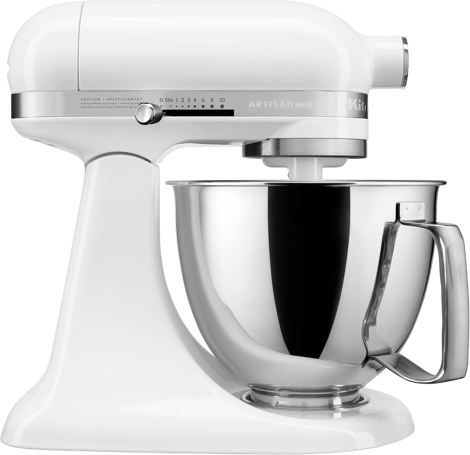 KitchenAid Artisan Mini 3.5 Quart Tilt-Head Stand Mixer – KSM3316XWH – White