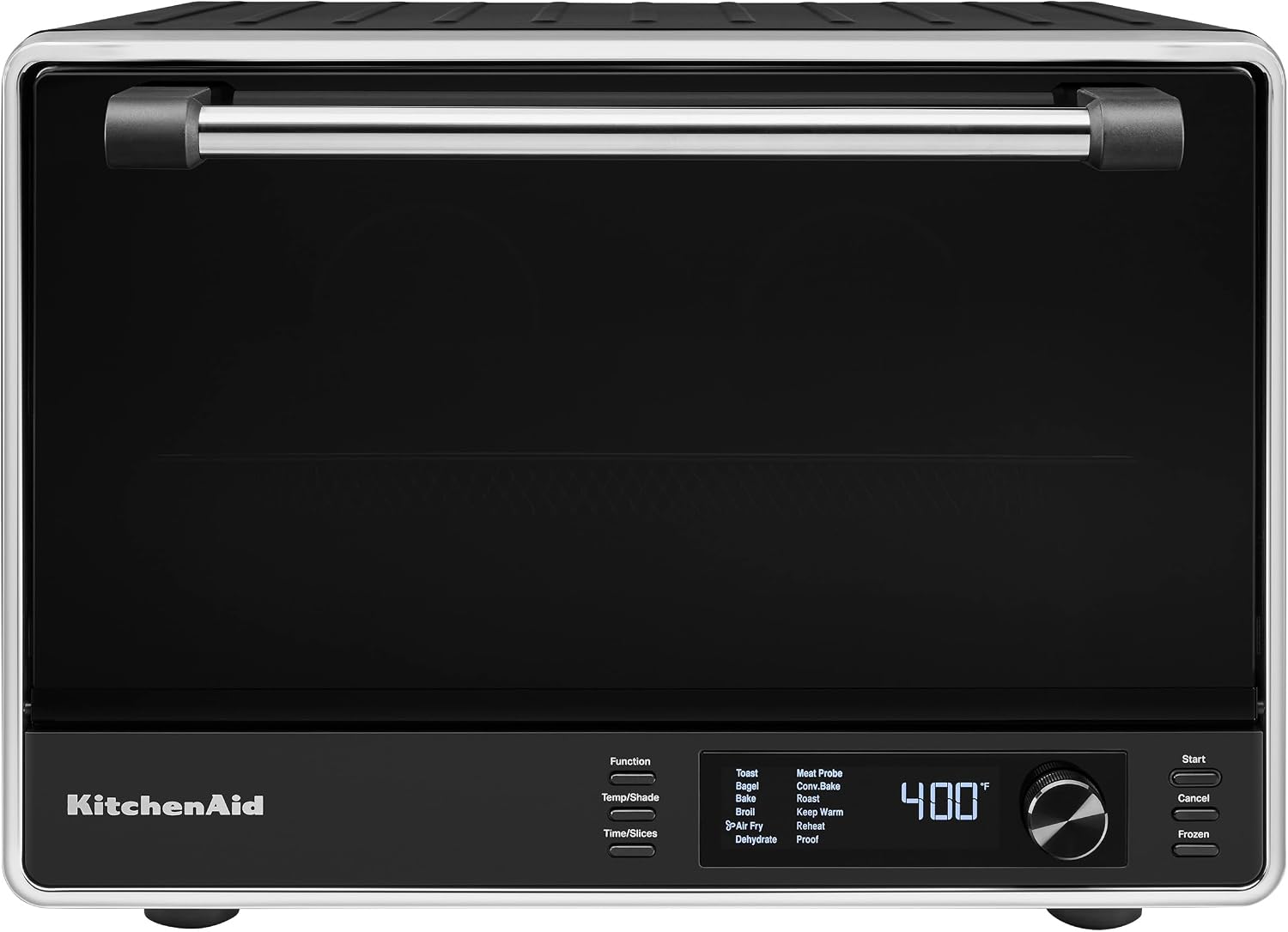 KitchenAid Dual Convection Countertop Oven with Air Fry and Temperature Probe – KCO224BM, Black Matte