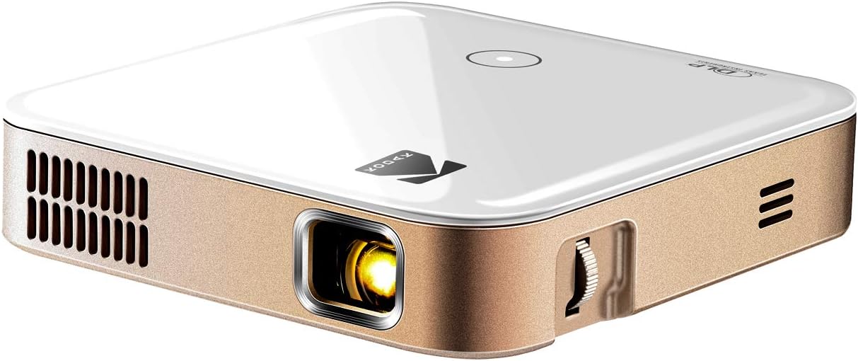 KODAK Luma 350 Portable UHD Smart Projector with Android 6.0, Wi-Fi, Streaming Apps, Screen Mirroring & Remote Control