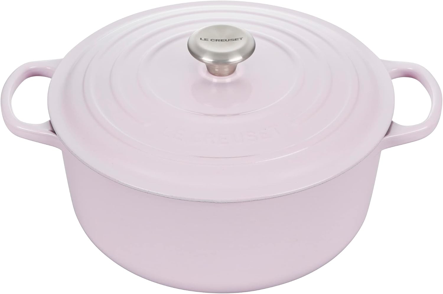 Le Creuset Enameled Cast Iron Signature Round Dutch Oven, 7.25 qt., Shallot