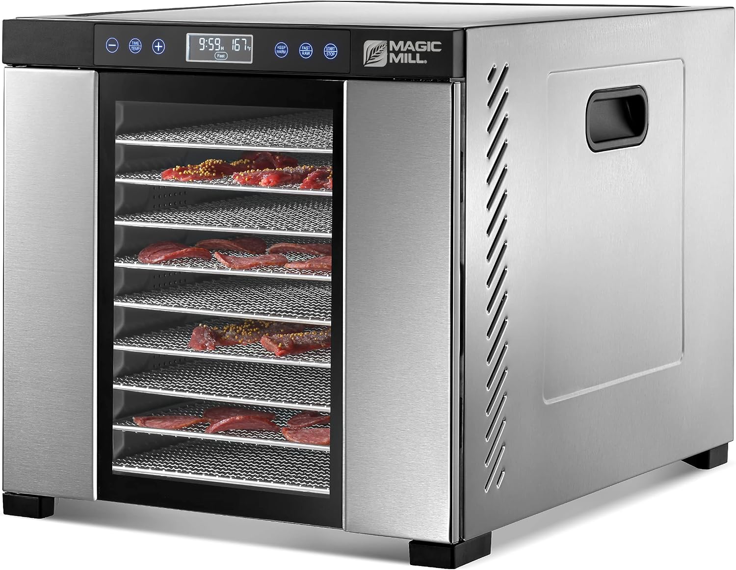 Magic Mill Food Dehydrator Machine | 11 Stainless Steel Trays