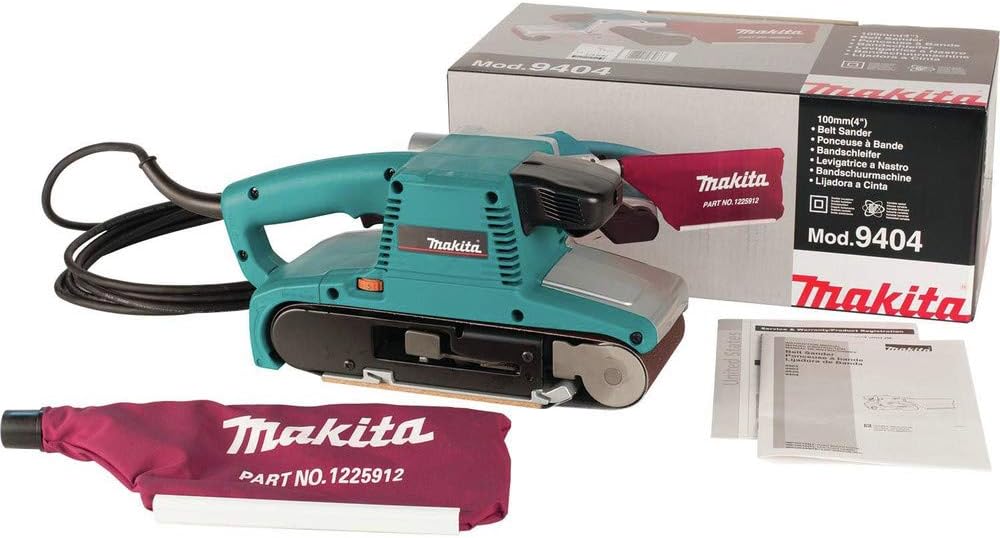 Makita 9404 4″ x 24″ Belt Sander, with Variable Speed , Blue