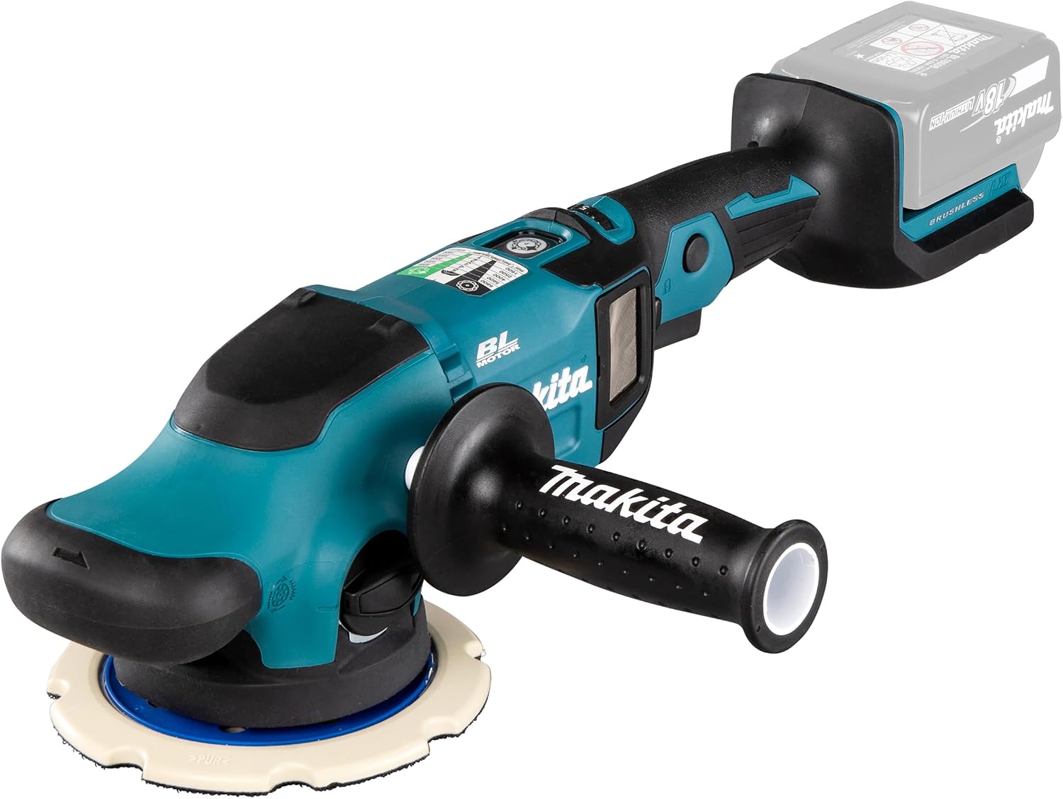 Makita DPO600Z 18V Li-Ion LXT Brushless Random Orbit Polisher – Batteries and Charger Not Included