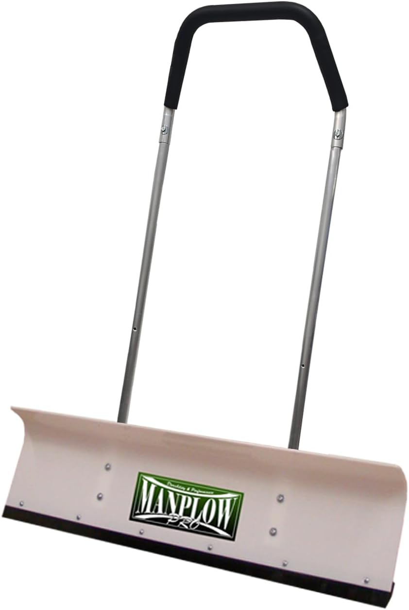 MANPLOW PRO Snow Pushers (PRO with Power U Handle Upgrade, 42″)